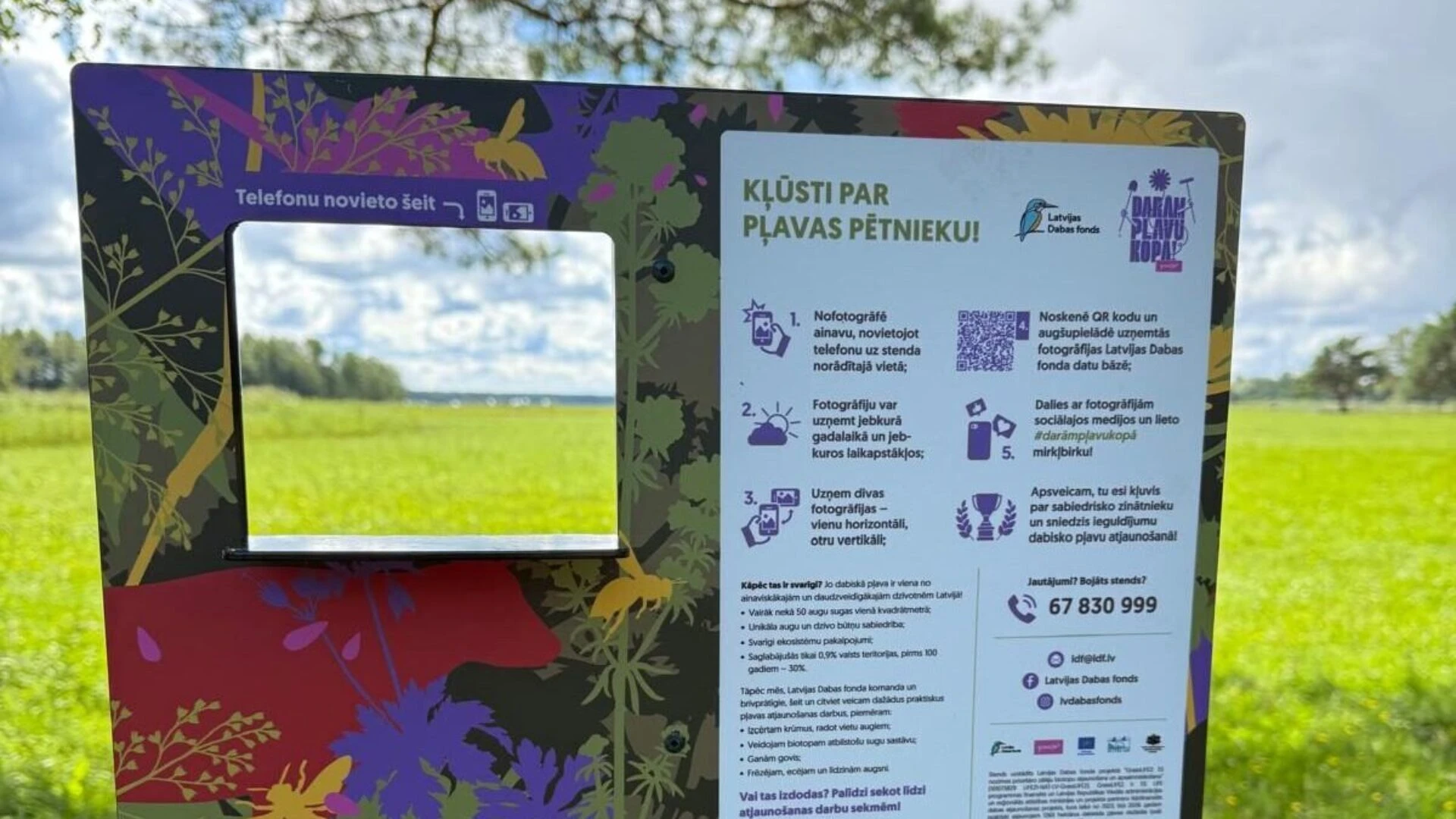 Latvijas Dabas fonds aicina kļūt par pļavu pētniekiem un palīdzēt sekot līdzi pļavu atjaunošanas sekmēm